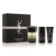 Yves Saint Laurent Ysl La Nuit De L'Homme For Men Eau de Toilette 100 ml / 3.4 oz Three Piece Gift Set