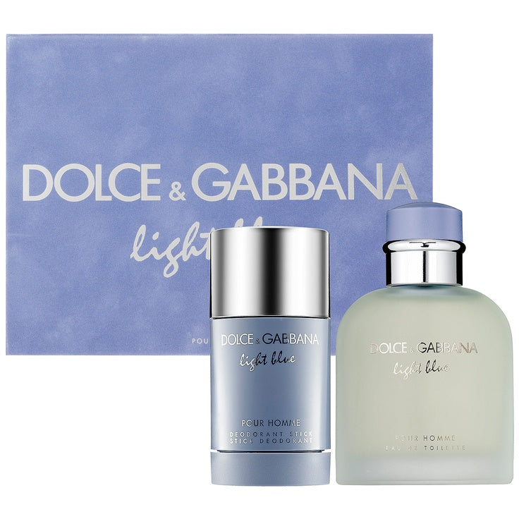 Light Blue For Dolce & Gabbana Men Gift Set