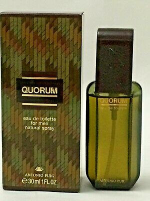 Antonio Puig Quorum Pour Homme Eau de Toilette Vintage