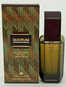 Antonio Puig Quorum Pour Homme Eau de Toilette Vintage