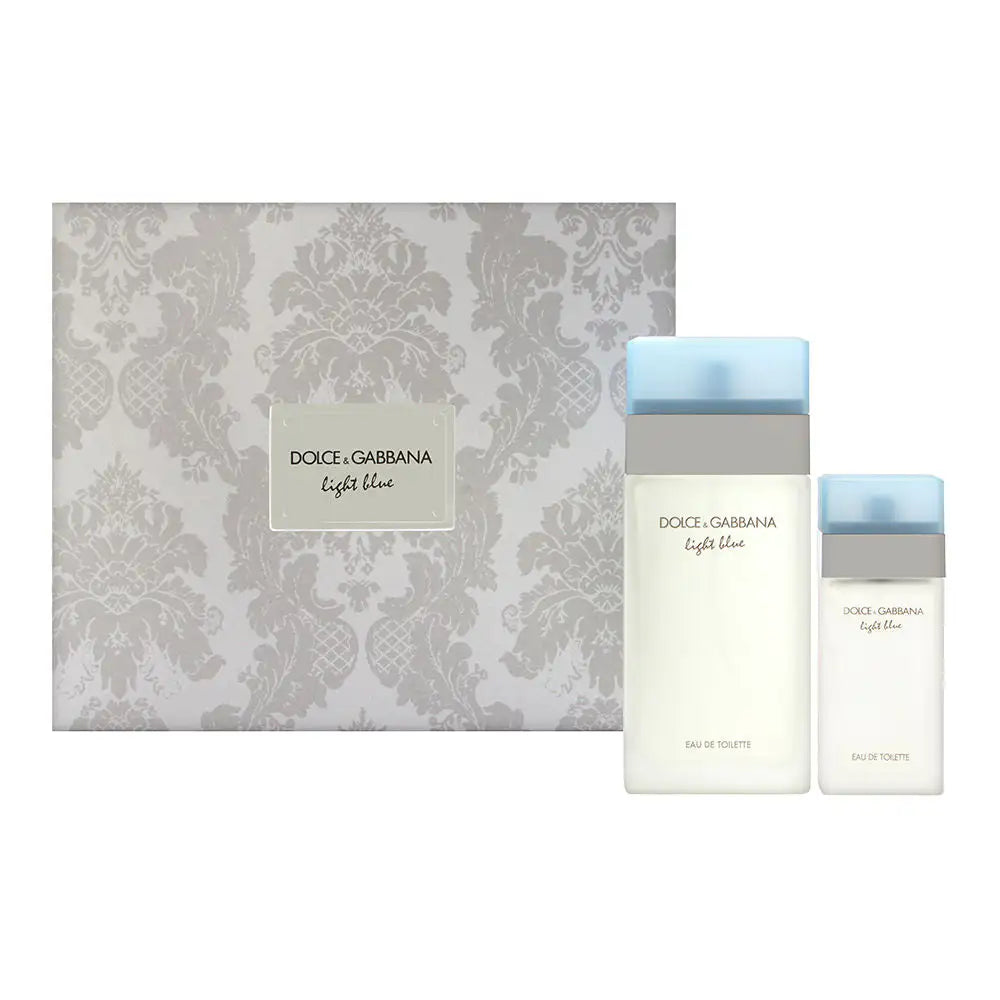 Dolce & Gabbana Light Blue Pour Femme Eau de Toilette  100 ml / 3.4 oz Ensemble Cadeau Deux Produits      DOLCE & GABBANA