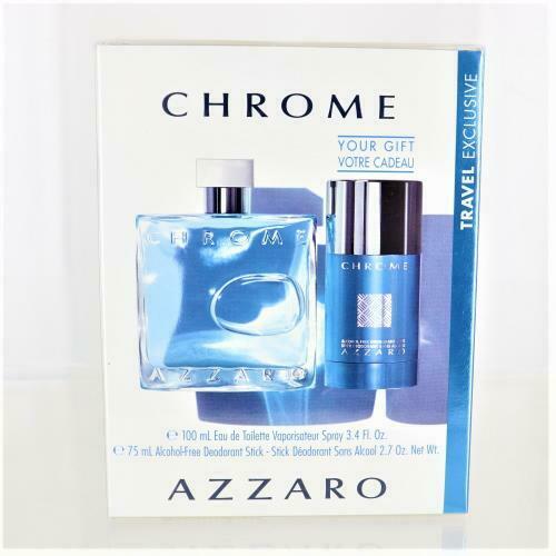 Azzaro Chrome For Men Eau de Toilette Gift Set