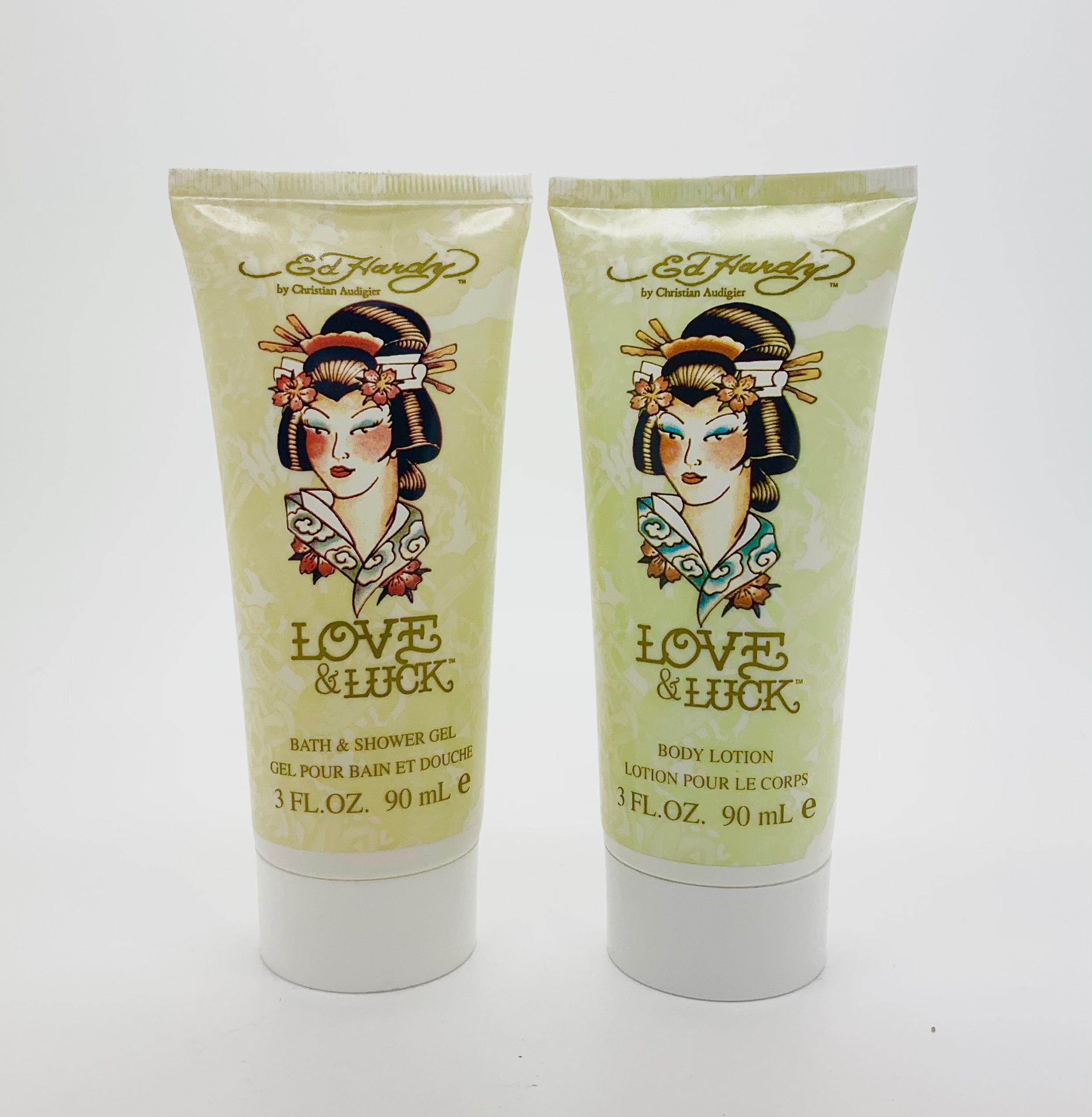 Ed Hardy Love & Luck For Women Body Lotion and Shower Gel